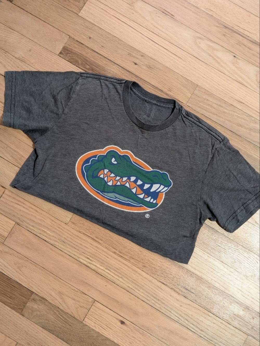 Florida Gators Gray Cropped T-Shirt - University Logo
